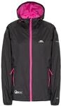 Trespass Damen Regenjacke Kompakt Zusammenrollbare Qikpac, Black, L,