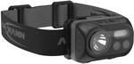 Ansmann LED Stirnlampe HD230BS mit Gestensteuerung inkl. Batterien & 4x Halteclips