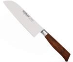 Burgvogel Solingen Natura Line Santokumesser Holzgriff rot satiniert, geschmiedet, 18