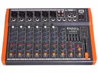 Ibiza - MX801 - Komplettes semiprofessionelles 6-Kanal-Mischpult (5-Band-Equalizer)