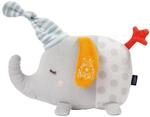Fehn Nachtlicht Elefant &ndash; Schlummerlicht & Einschlafhilfe: Kuscheltier mit