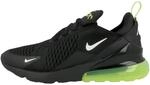 Nike Herren Air Max 270 Sneaker, Black/White-Volt-Reflect Silver, 45 EU
