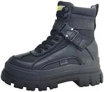 Buffalo Damen Aspha Com1 Mode Stiefel, Schwarz, 38 EU