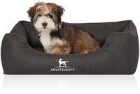 Knuffelwuff Orthop&auml;disches Hundebett Tampa aus laser-gestepptem Kunstleder M-L 85 x