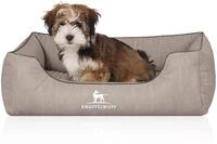 Knuffelwuff Orthop&auml;disches Hundebett Tampa aus laser-gestepptem Kunstleder M-L 85 x