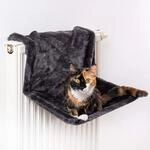 CanadianCat Company | Liegemulde f&uuml;r Katzen in schwarz ca. 45x26x31 cm Katzen