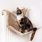 CanadianCat Company | Liegemulde f&uuml;r Katzen in beige ca. 45x26x31 cm Katzen