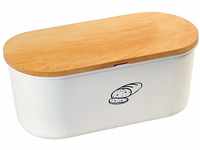 Kesper | Brotbox, Material: Kunststoff, Buchenholz, Maße: 33,5 x 18 /Höhe: 14 cm,