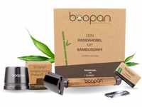 boopan® Premium RASIERHOBEL Damen mit Ständer und Griff aus Bambus nachhaltig...