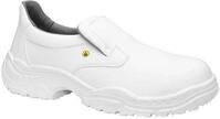 ELTEN Sicherheitsschuhe White Slipper Low ESD S2, Damen und Herren, Textil,