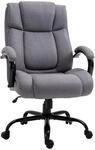 Vinsetto B&uuml;rostuhl, Ergonomischer Chefsessel bis 220 kg belastbar, Gepolsterter