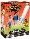 Stomp Rocket Original Jr. Glow Raketenwerfer, 4 Raketen und Spielzeug Startrampe