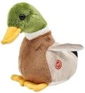 Uni-Toys - Ente mit Stimme - 16 cm (L&auml;nge) - Pl&uuml;sch-Vogel - Pl&uuml;schtier,