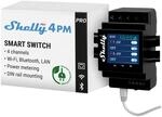 Shelly Pro 4PM - WLAN & LAN Smart-Relais-Schalter, 4 Kanal, Einphasig, 16A,