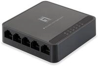 LevelOne GEU-0522 5-Port 10/100/1000Mbps non-blocking Gigabit-Ethernet-Switch