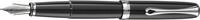 DIPLOMAT - F&uuml;llhalter Excellence A2 Lack schwarz - Feiner - Schick und elegant -