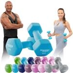 Miweba Sports Neopren Hantelset NKH100 | 0.5-10 kg Gewichte | 𝐏𝐫𝐨𝐟𝐢