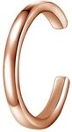 Glanzst&uuml;cke M&uuml;nchen Damen Ohrklemme 925/- Sterling Silber ros&eacute;vergoldet 14 Karat 1
