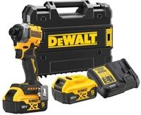 DEWALT Impacto compacto sin escobillas XR 18V 1/4" 205Nm con 2 bater&iacute;as Li-Ion...