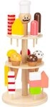 small foot Eisst&auml;nder aus Holz, Zubeh&ouml;r f&uuml;r Kaufmannsladen und Kinderk&uuml;che, 15