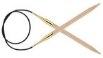 KnitPro Basix Birch Rundstricknadel, 60 cm L&auml;nge x 4.50 mm St&auml;rken, Braun