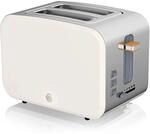 Swan Nordic Breitschlitz-Toaster mit 2 Scheiben, 3 Funktionen, 6 Br&auml;unungsstufen,