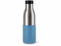 Emsa N31107 Bludrop Sleeve Trinkflasche | 0,5 Liter | 100 % dicht | Quick-Press