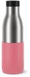 Emsa Bludrop Sleeve Isolier-Trinkflasche, 0,5 Liter, 100% dicht, Quick-Press