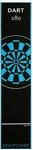 Kingpower Dartteppich mit Abwurflinie, Dart Zubeh&ouml;r mit Motiv, Dartmatte mit Oche,