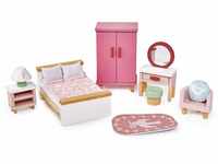 Tender Leaf Toys Schlafzimmer (Holzspielzeug, Material Holz, Kinderspielzeug,
