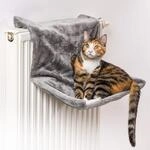 CanadianCat Company | Liegemulde f&uuml;r Katzen in grau ca. 45x26x31 cm Katzen