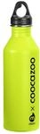 coocazoo Edelstahl-Trinkflasche, Lime, Drehverschluss, aus Edelstahl, ohne