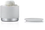 blomus -ARA- Aufbewahrungsdose aus Polystone / Edelstahl, Moon-Grey, trendige