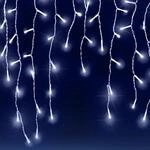 Monzana&reg; Lichterkette 600 LED Au&szlig;en Innen 20m Regenlichterkette Lichtervorhang