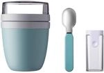 Mepal Set Lunchpot Faltbarer L&ouml;ffel Ellipse &ndash; Nordic Green &ndash; praktischer