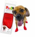 Pawz Durable All Weather Dog Boots, Red, Small | Hundestiefel und Pfotenschutz,