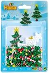 Hama Perlen 4108 Kleines Set Tannenbaum mit ca. 450 bunten Midi B&uuml;gelperlen mit