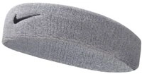 Nike Unisex Erwachsene Swoosh Headband Stirnband, Grau (Grey heather/black),