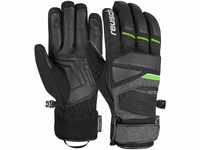Reusch Herren Storm R-Tex Xt Handschuhe, Black/Black Melange/neon Green, 8