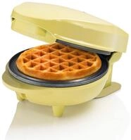 Bestron Mini-Waffeleisen f&uuml;r klassische Waffeln, kleiner Waffelmaker mit