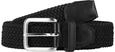 JACK & JONES Herren G&uuml;rtel Jacspring Woven Belt Noos, Schwarz (Black Black), 80