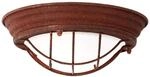 BRILLIANT Lampe Typhoon Wand- und Deckenleuchte 29cm rostfarbend/wei&szlig; | 1x A60, E27,