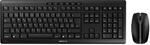 CHERRY Stream Desktop Recharge, Tastatur & Maus, Tschech./Slowak., Schwarz
