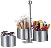 Caterado Esmeyer 400-1790 Snack- und Dip-Set Boston, aus geb&uuml;rstetem Edelstahl mit 3