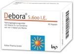 Debora 5600 I.E. Kapseln, Hochdosierte Nahrungserg&auml;nzung mit Vitamin D3, Zur