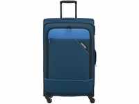 Travelite paklite 4-Rad Weichgepäck Koffer Größe L mit Dehnfalte + TSA Schloss,