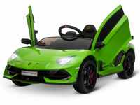 HOMCOM Elektroauto für Kinder 12V Lamborghini SVJ lizenziert Kinderfahrzeug