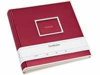 Semikolon 350197 Jumbo Album – 30x30 cm, 100 Seiten cremefarben, für 10x15...