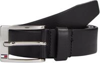 Tommy Hilfiger Herren G&uuml;rtel New Aly Belt Lederg&uuml;rtel, Schwarz (Black), 100 cm