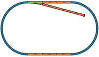 Piko H0 Modellbahn Gleisbettung f&uuml;r A-Gleis Set A+B (1 St&uuml;ck, Spurgr&ouml;&szlig;e: H0, Ohne